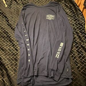 Billabong Men's Deep Blue Long Sleeve Tee